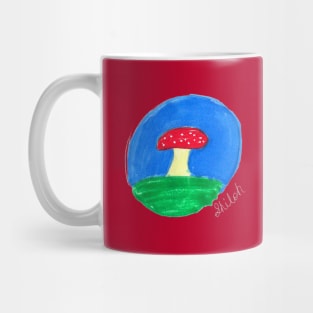 Red Mushroom by Shiloh - Homeschool Art Class 2021/22 Art Supplies Fundraiser Mug